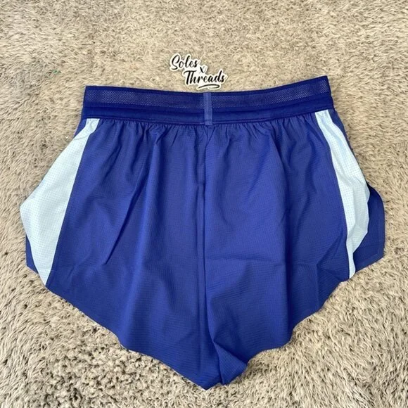Nike Pro Elite 2 Brief-Lined USA Running Shorts Size Small Men Blue DX8988-455